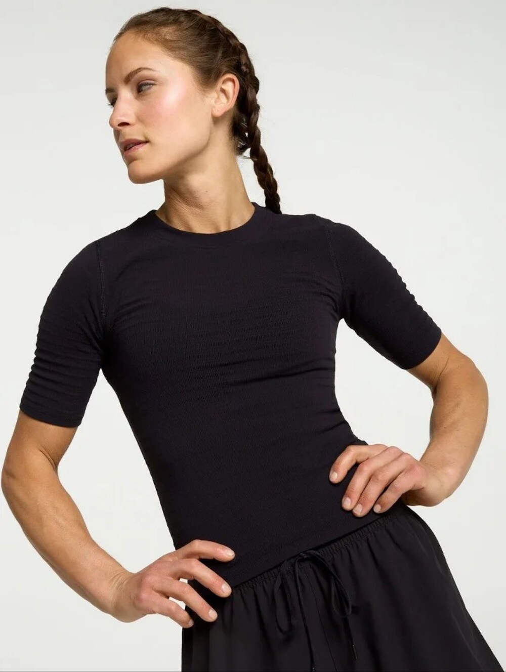 CALIA Seamless Crop Top Moisture Wicking Tee XS